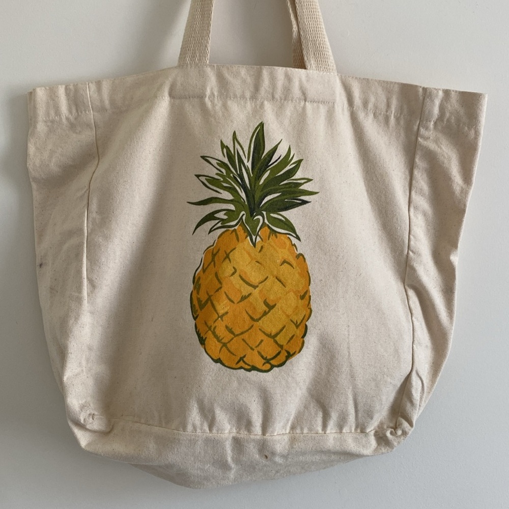 Pineapple Printed Canvas Bag - image 2